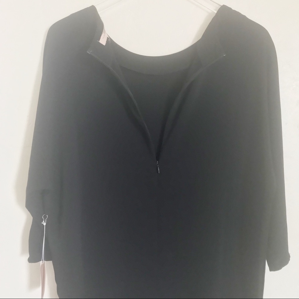 Forever 21 Black Long Sleeve Polyester Dress - Picture 6 of 8